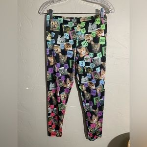 Cats texting leggings
